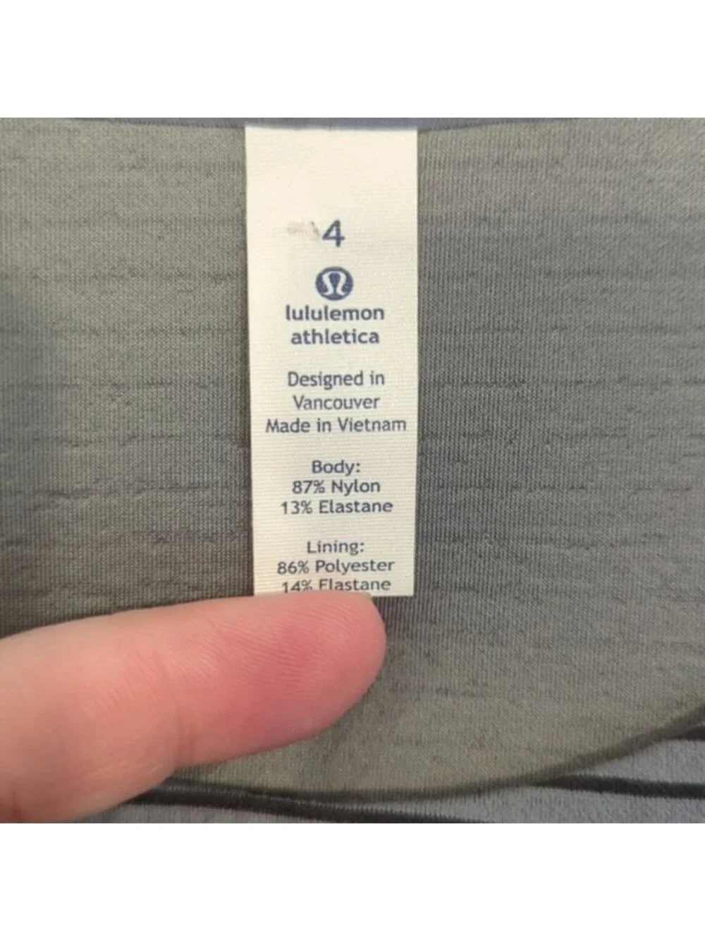 Lululemon Shaped Short Sleeve Sterling